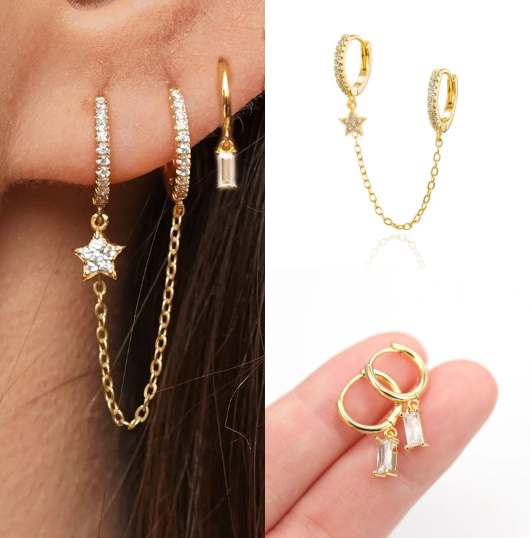 Conjunto de Brincos Cindy