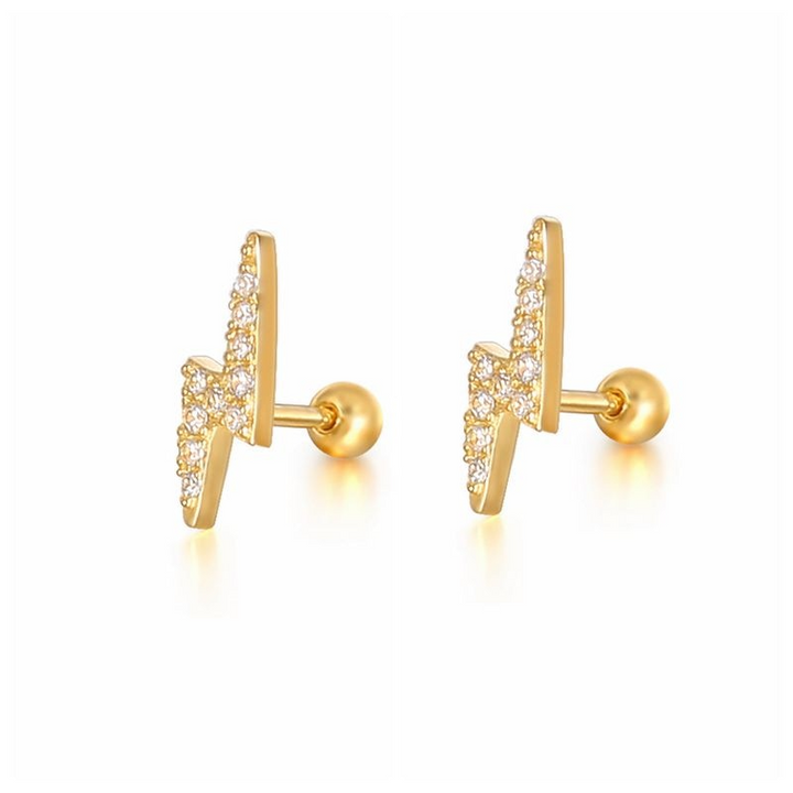 Brincos Pavé de Cristal, Prata S925