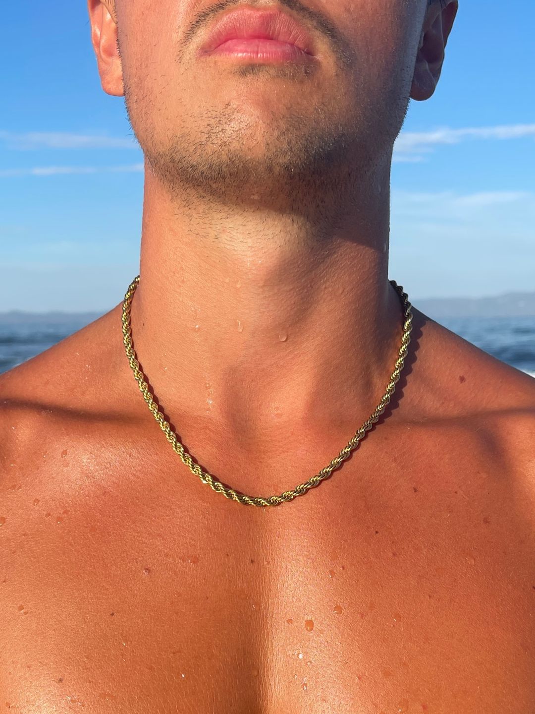 CORRENTE CORDA 5 MM | Ouro 18K