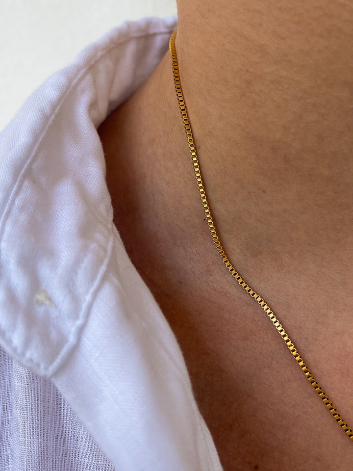 CORRENTE BOX | Ouro 18K