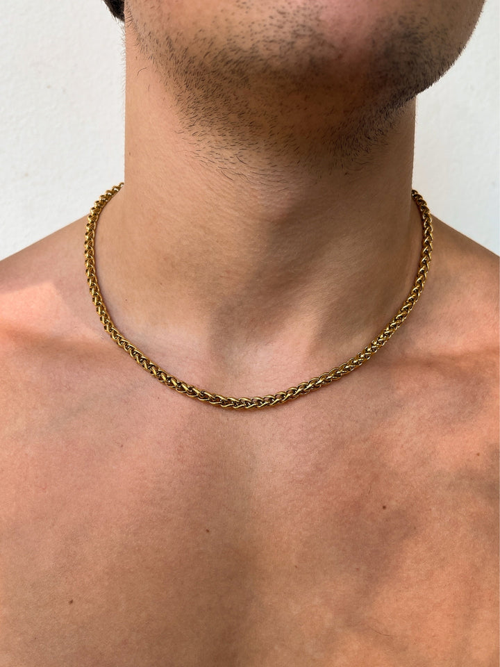 CORRENTE ESPIGA 5 MM | Ouro 18K