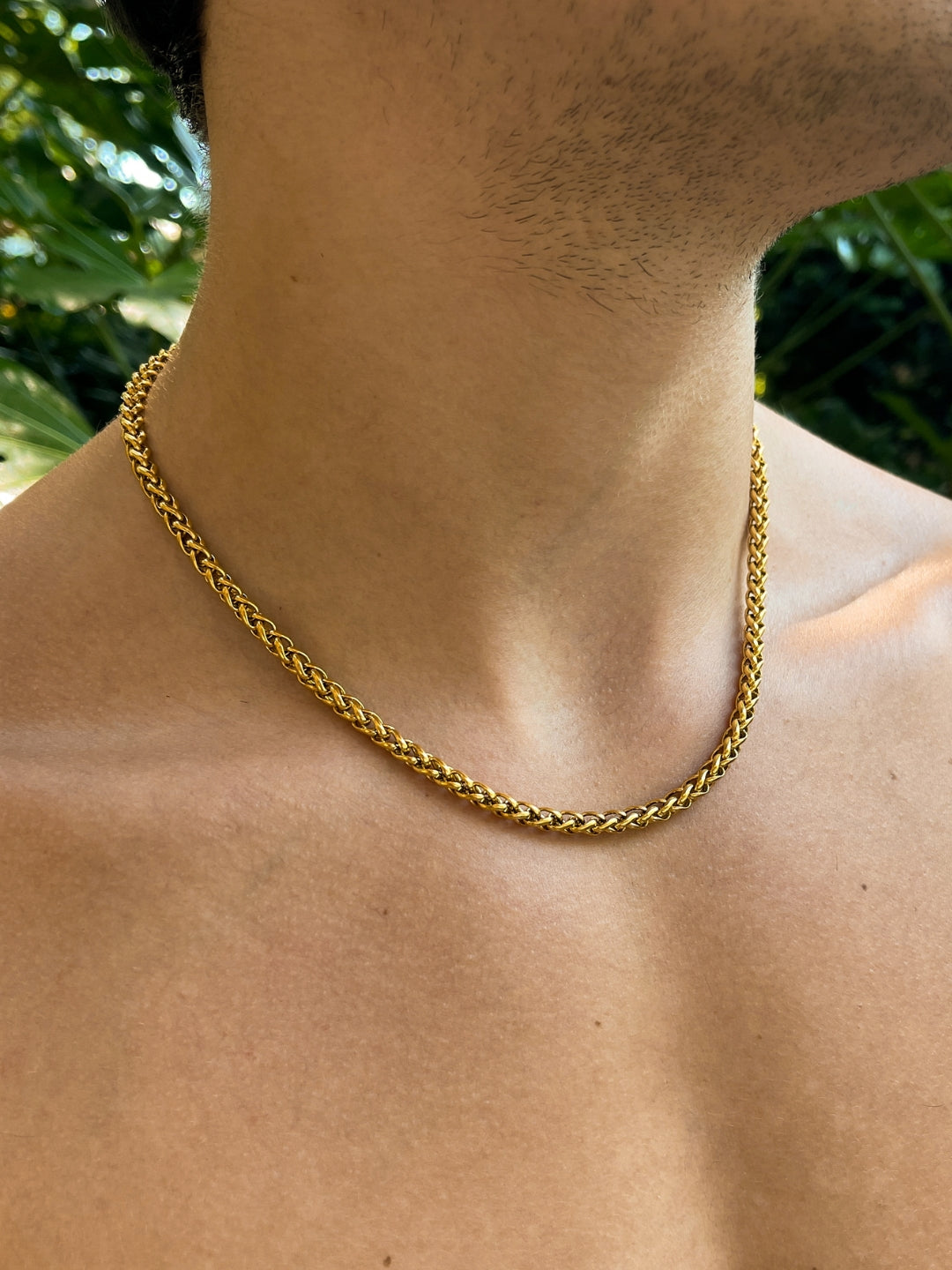 CORRENTE ESPIGA 5 MM | Ouro 18K