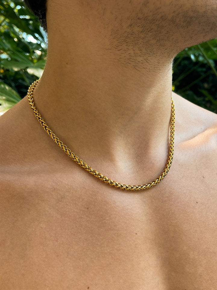 CORRENTE ESPIGA 5 MM | Ouro 18K