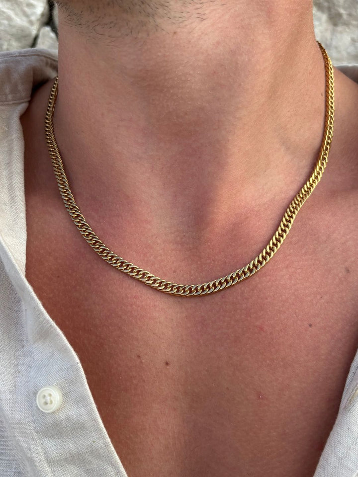 CORRENTE CUBANA 5 MM | Ouro 18K
