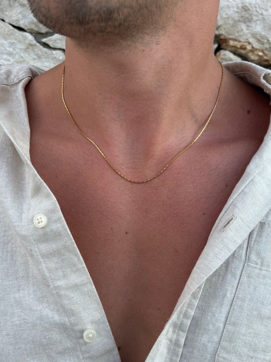 CORRENTE FIO | Ouro 18K