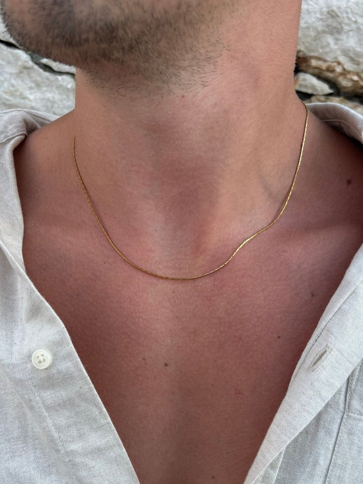 CORRENTE FIO | Ouro 18K