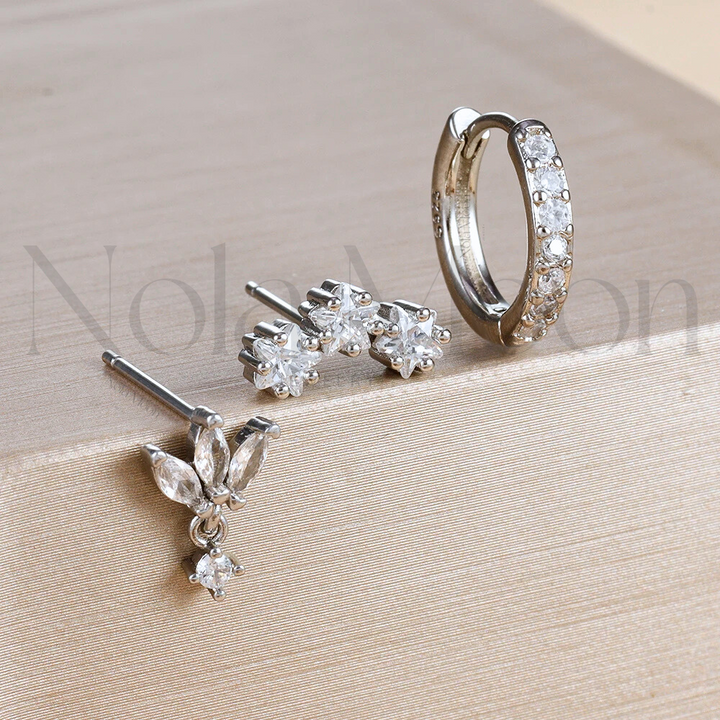 Conjunto de Brincos Lia