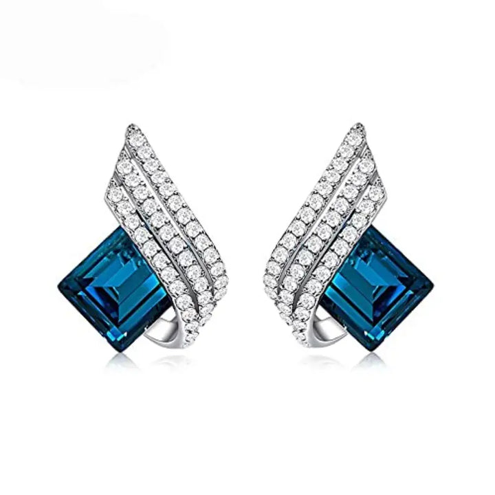 Conjunto de Joias com Pedras de Safira Azul