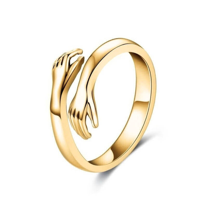 Anel Abraço – Ouro Maciço
