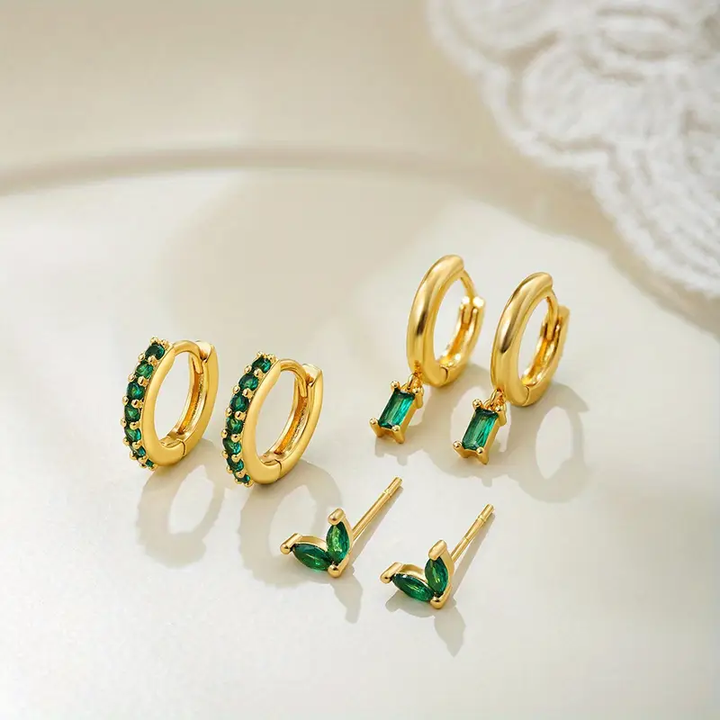 Conjunto de Brincos Noelle