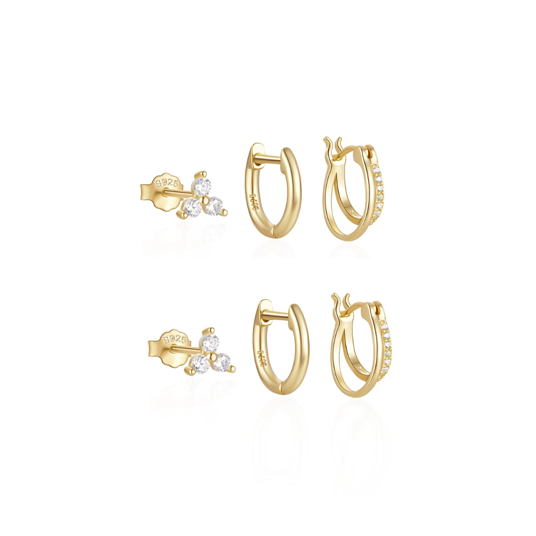 Conjunto de Brincos Thalia