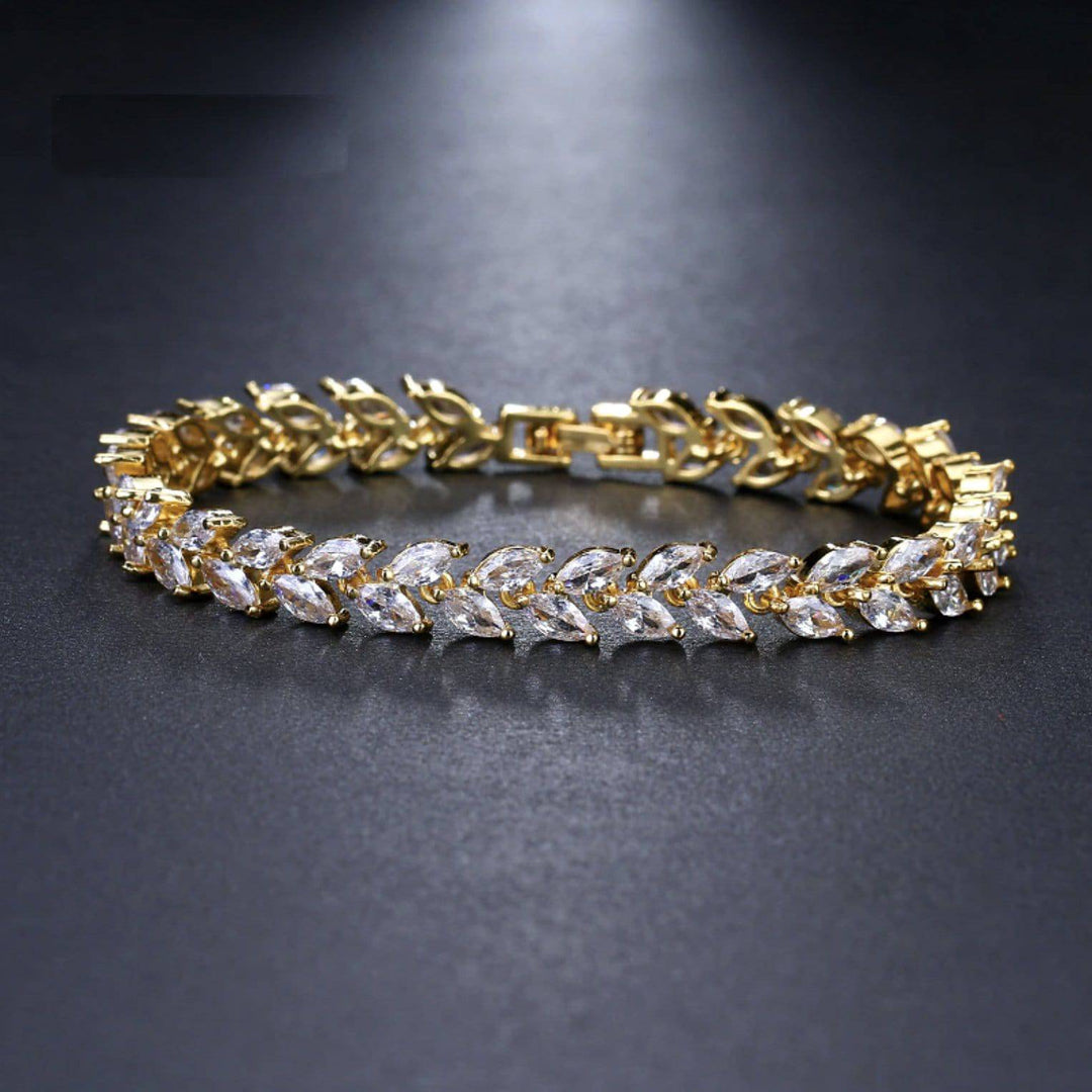 Pulseira Jennie com Folhas