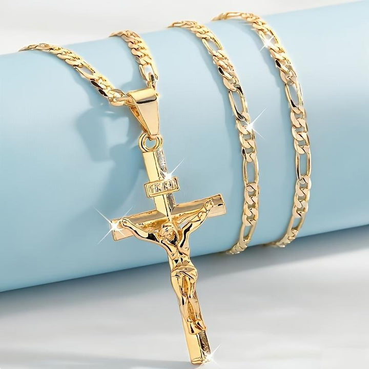 Colar com Cruz de Jesus