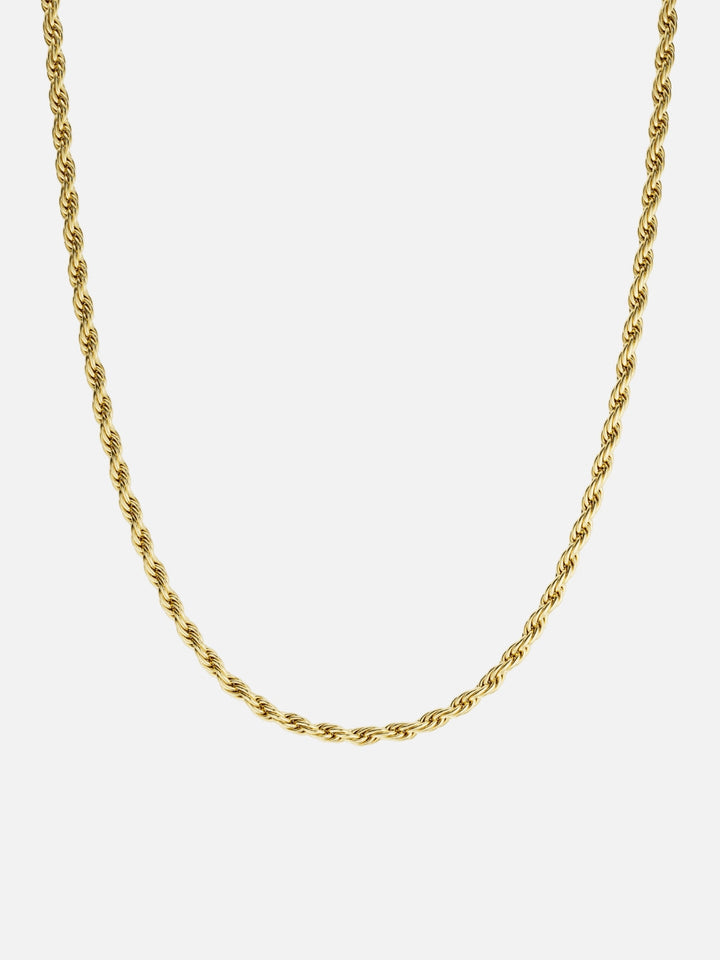 CORRENTE CORDA 3 MM | Ouro 18K