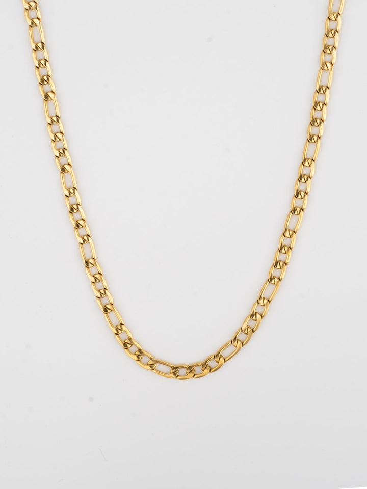 CORRENTE FIGARO 5 MM | Ouro 18K