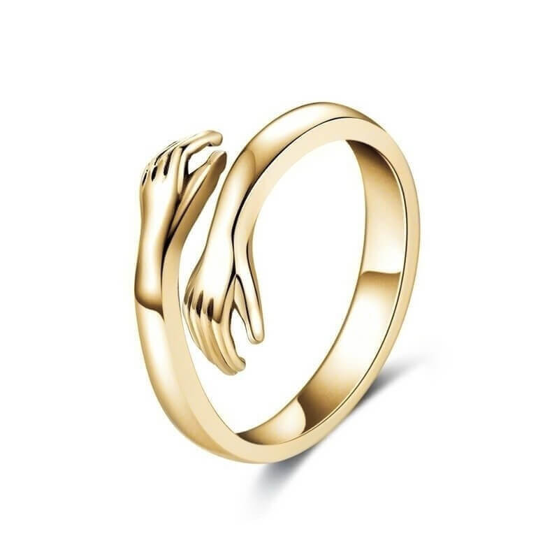 Anel Abraço – Ouro Maciço