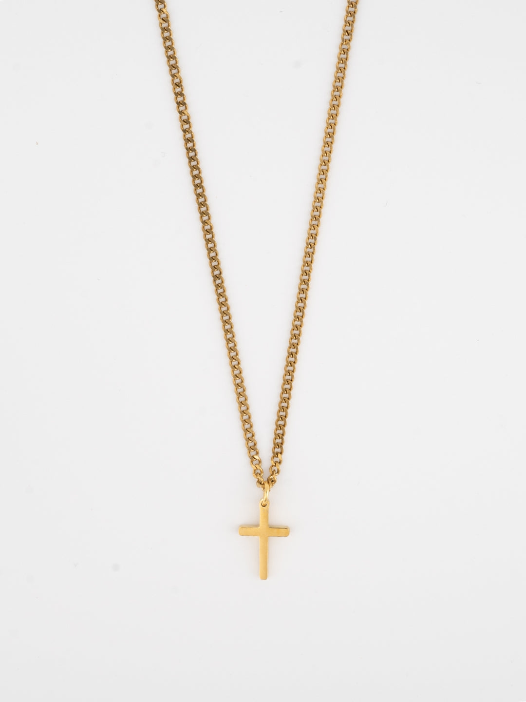 CORRENTE COM CRUZ | Ouro 18K