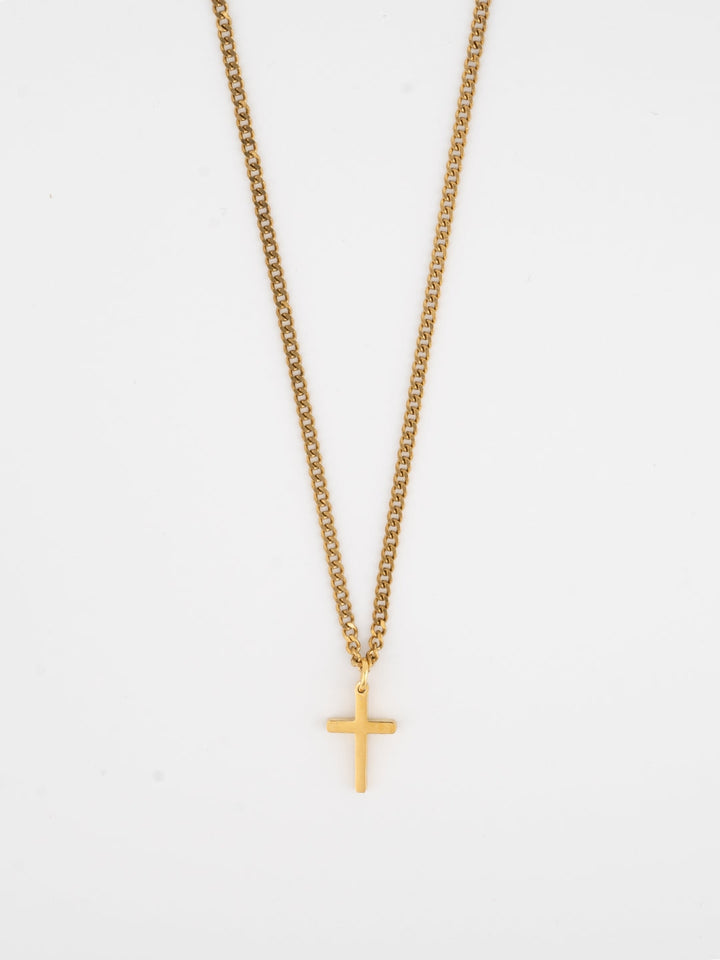 CORRENTE COM CRUZ | Ouro 18K
