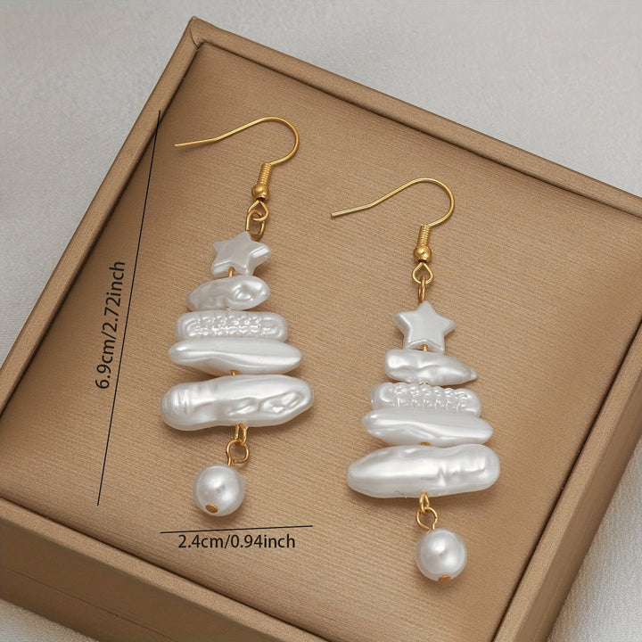 Brincos Boho com Árvore e Estrela