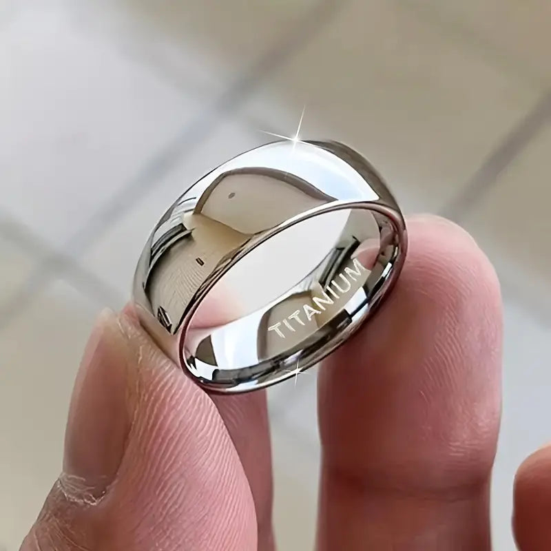 Anel PANASH em Aço de Titânio 6 mm