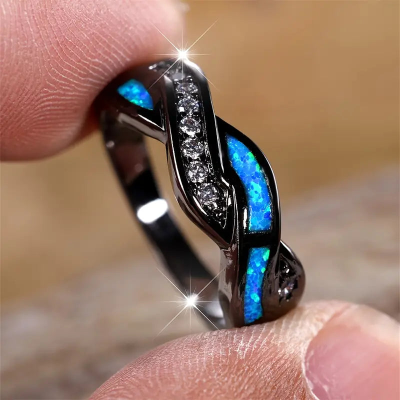 Anel de Safira Elegante para uma Elegância Intemporal