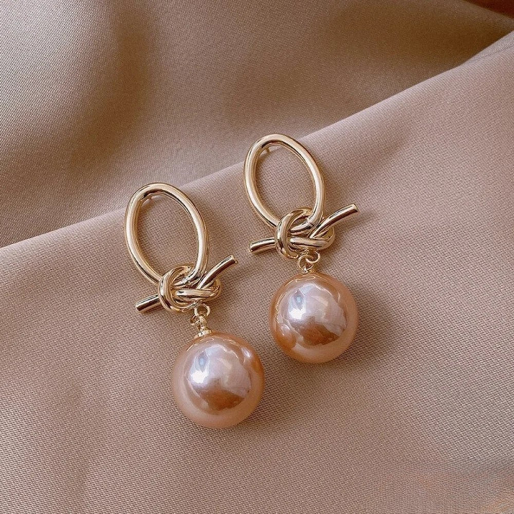 Brincos de Pérola Pendentes Elegantes