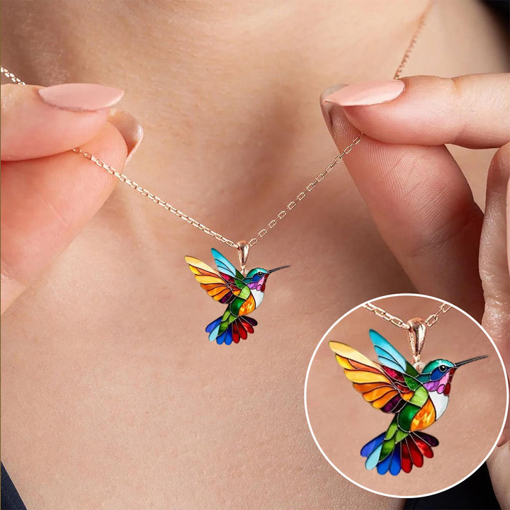 Lindo Colar com Colibri e Brincos Grátis – Oferta Limitada