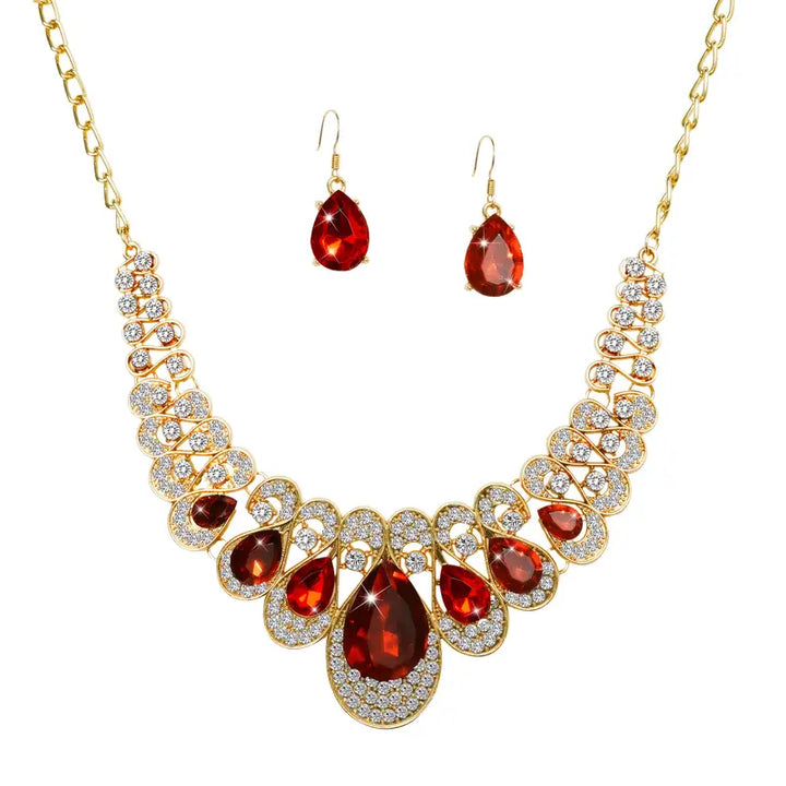 Conjunto de Joias Maevina Crimselle | Ouro