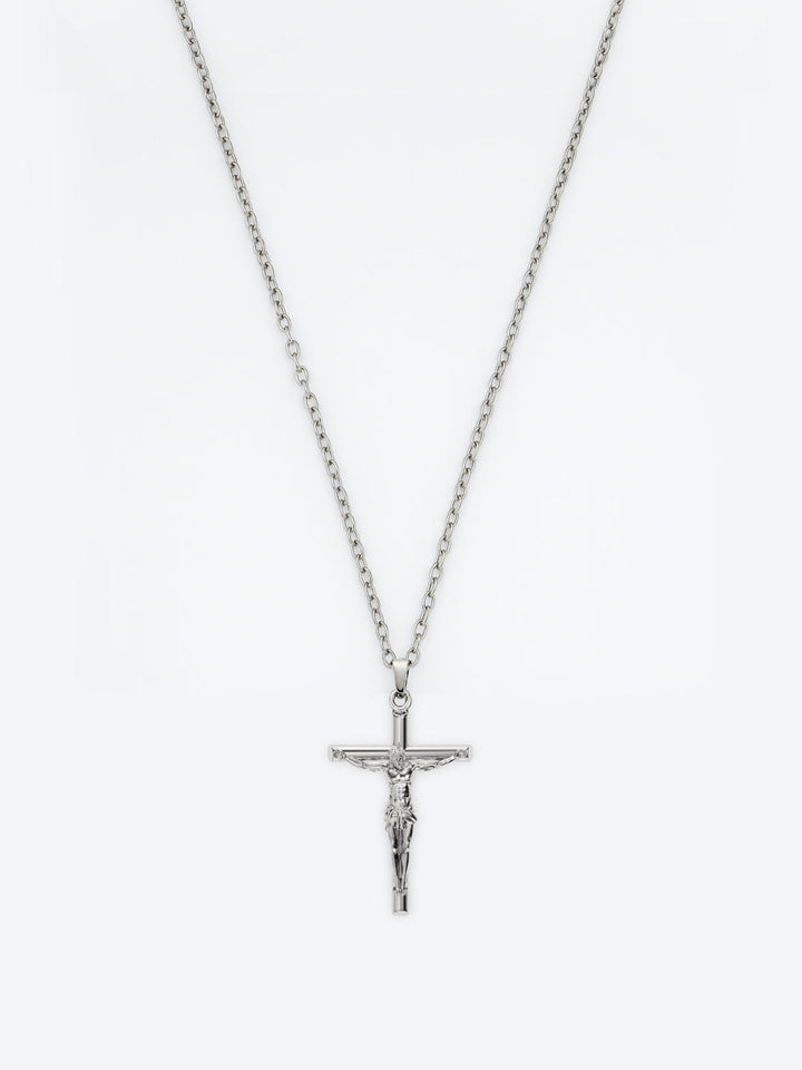 CORRENTE COM CRUCIFIXO | Prata