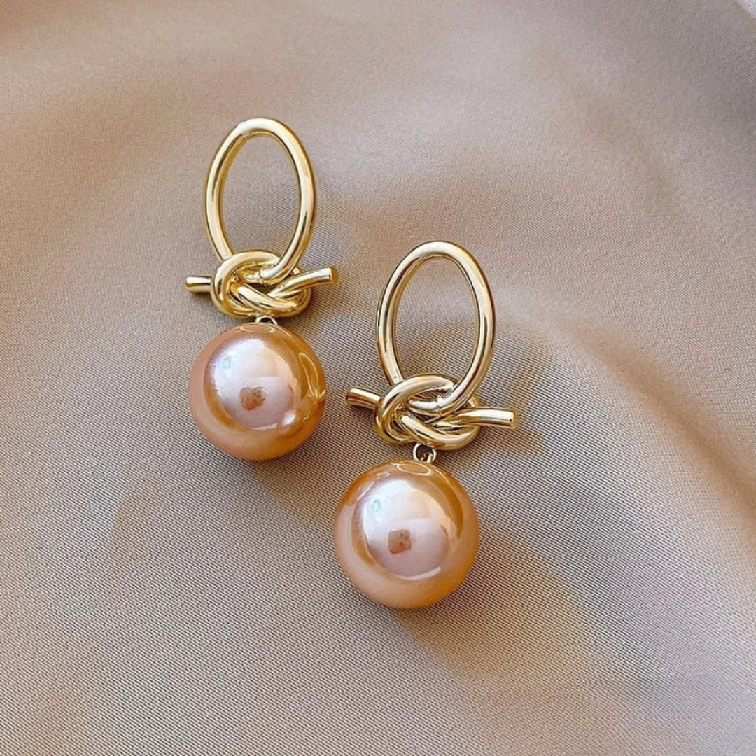 Brincos de Pérola Pendentes Elegantes