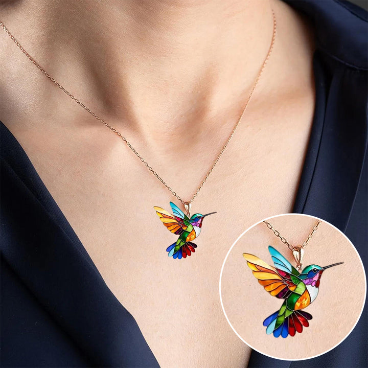 Lindo Colar com Colibri e Brincos Grátis – Oferta Limitada