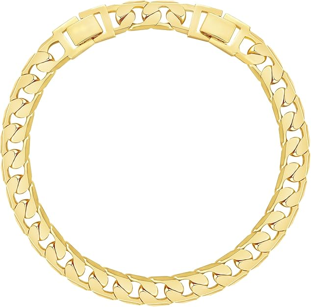 Conjunto de 2 Pulseiras de Elos Grossos 14K