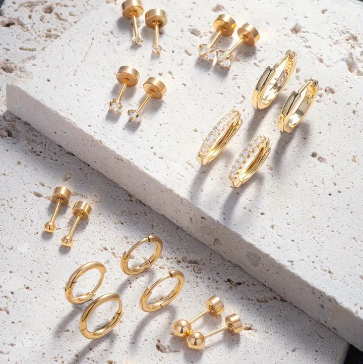 Conjunto de Brincos Colette – 10 Pares