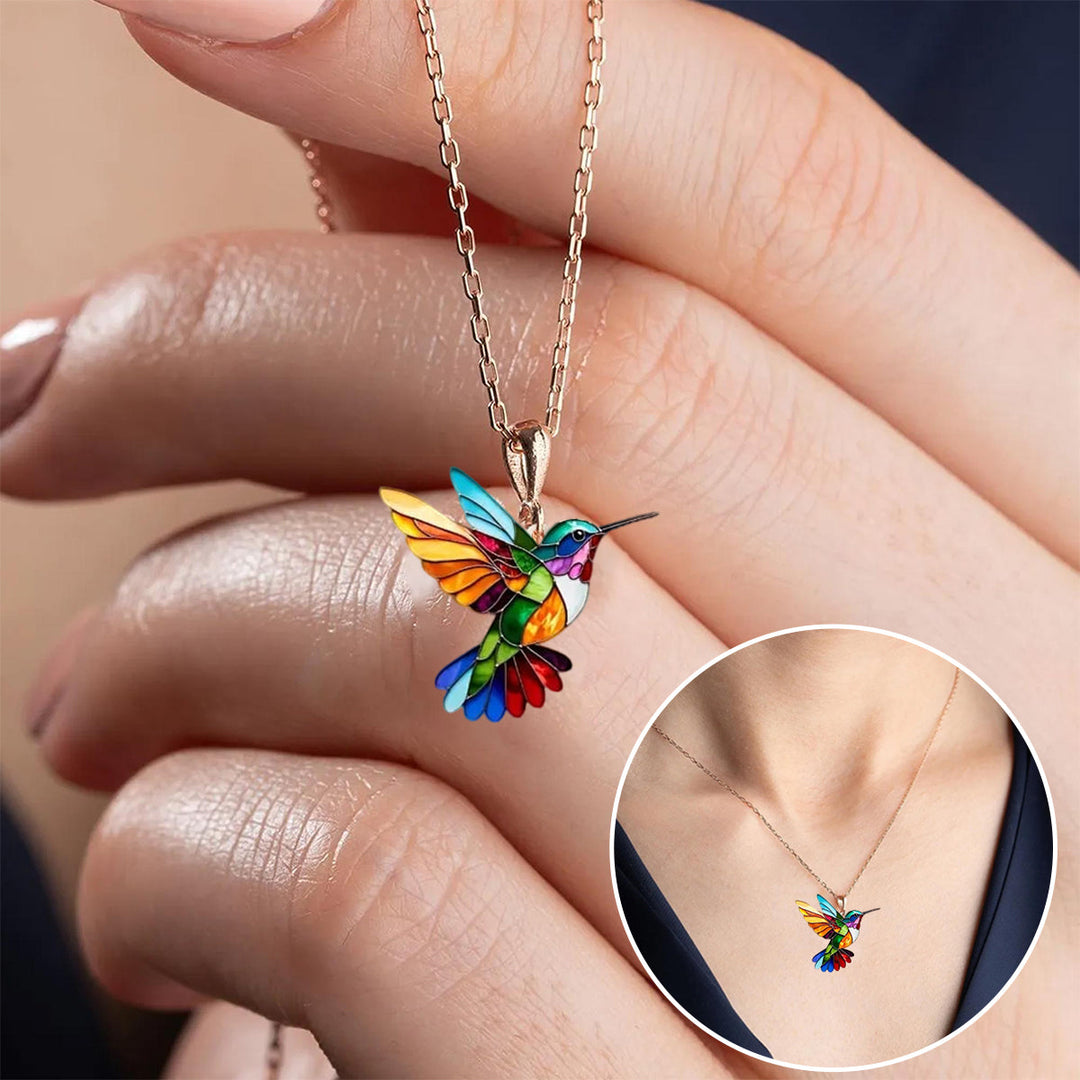 Lindo Colar com Colibri e Brincos Grátis – Oferta Limitada