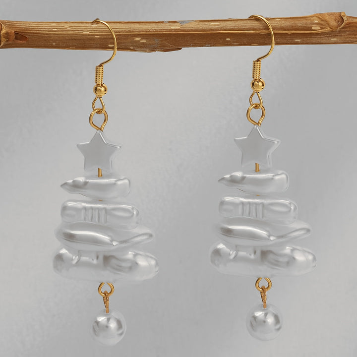 Brincos Boho com Árvore e Estrela