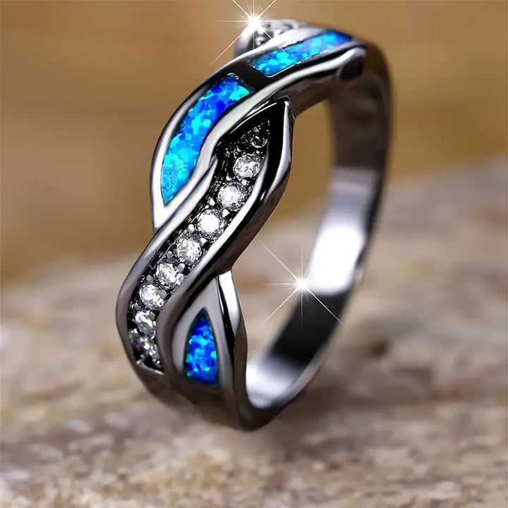 Anel de Safira Elegante para uma Elegância Intemporal
