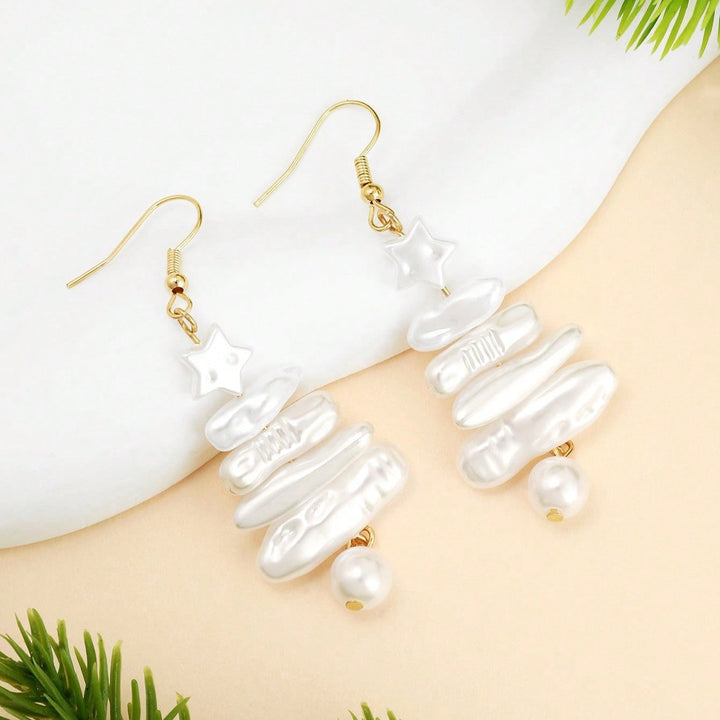 Brincos Boho com Árvore e Estrela