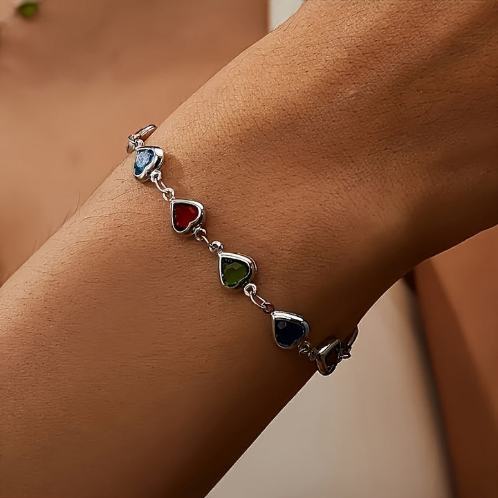Pulseira Única em Forma de Coração