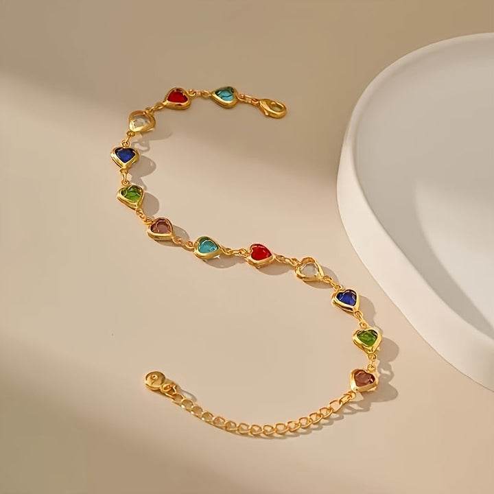 Pulseira Única em Forma de Coração