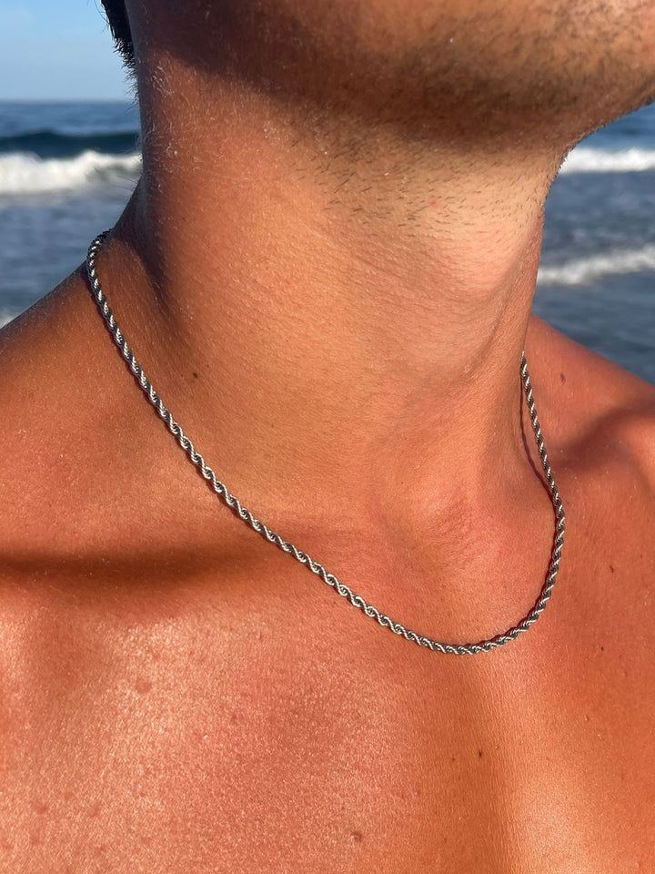 CORRENTE CORDA 3 MM | Prata