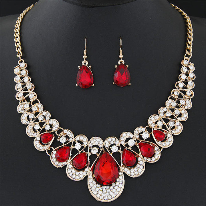 Conjunto de Joias Maevina Crimselle | Ouro