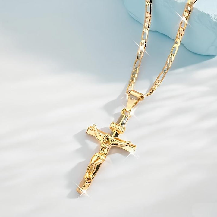 Colar com Cruz de Jesus