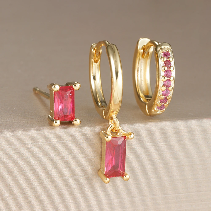 Conjunto de Brincos Cassie