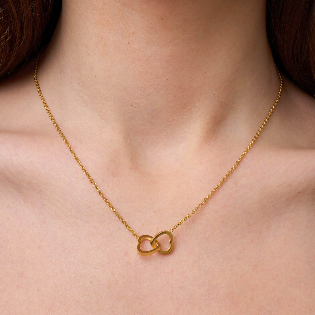 Colar Personalizado com Dois Corações