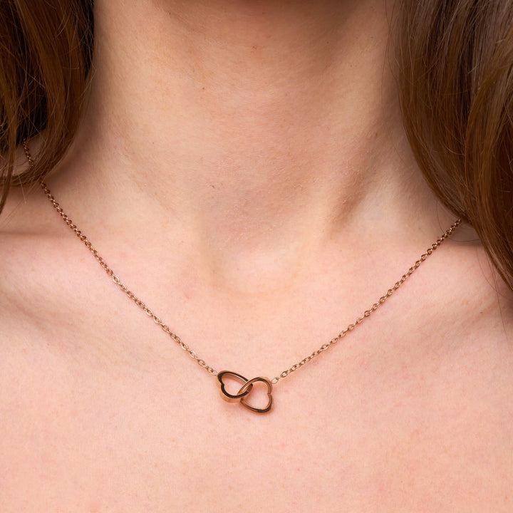 Colar Personalizado com Dois Corações