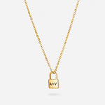 Colar Personalizado com Cadeado
