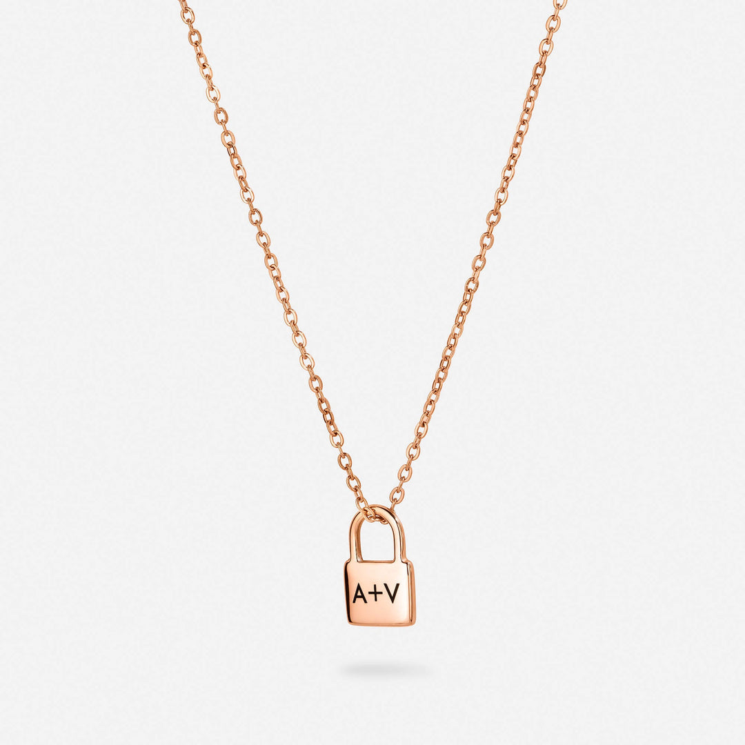 Colar Personalizado com Cadeado