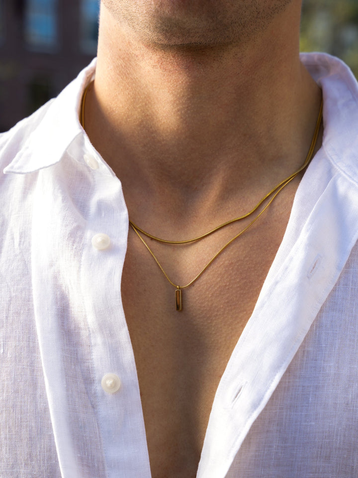 CORRENTE QUADRADA | Ouro 18K