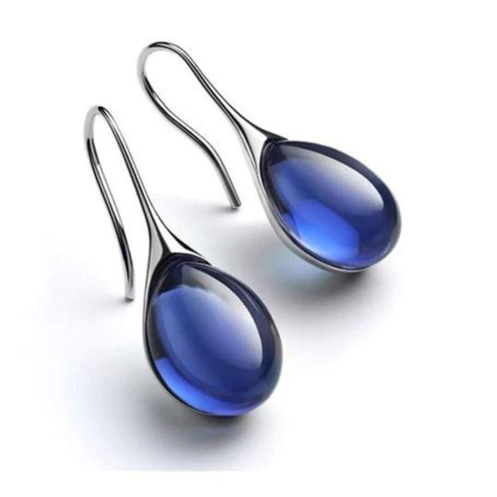 Brincos Pendentes Radiant com Gota de Cristal