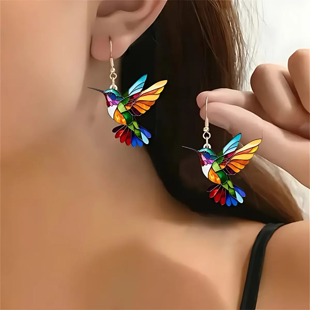 Lindo Colar com Colibri e Brincos Grátis – Oferta Limitada